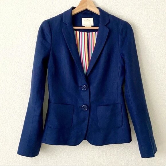 Kate Spade “Tami” Linen Jacket Blazer – Size 2 - Picture 2 of 5